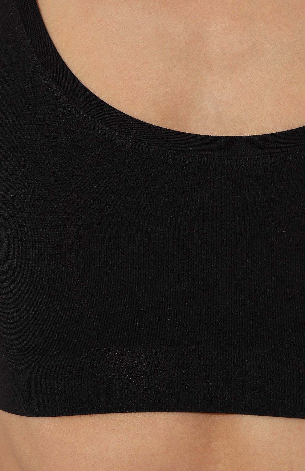 Женский топ HANRO черного цвета, арт. 071810. | Фото 5 (Материал внешний: Синтетический материал; Материал сплава: Проставлено; Нос: Не проставлено; Женское Кросс-КТ: Бюстгальтеры)