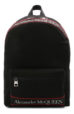 Женский текстильный рюкзак metropolitan ALEXANDER MCQUEEN черного цвета, арт. 646457/1AAAJ | Фото 1 (Материал: Текстиль; Размер: large)