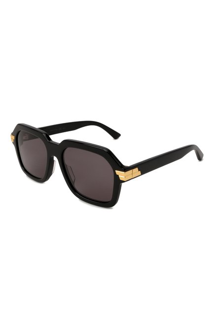 Женские солнцезащитные очки BOTTEGA VENETA черного цвета, арт. BV1123S 001 | Фото 1 (Тип очков: С/з; Оптика Гендер: оптика-женское; Очки форма: Квадратные)