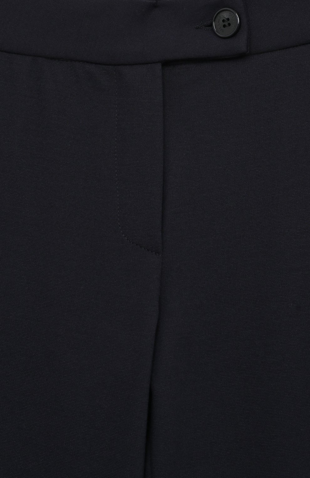Детские брюки из вискозы DAL LAGO темно-синего цвета, арт. R209/8111/13-16 | Фото 3 (Материал сплава: Проставлено; Нос: Не проставлено; Стили: Классический; Материал внешний: Вискоза)