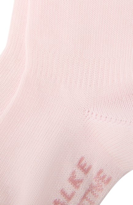 Детские хлопковые носки FALKE светло-розового цвета, арт. 10626 | Фото 2 (Материал: Текстиль, Хлопок; Статус проверки: Проверена категория)