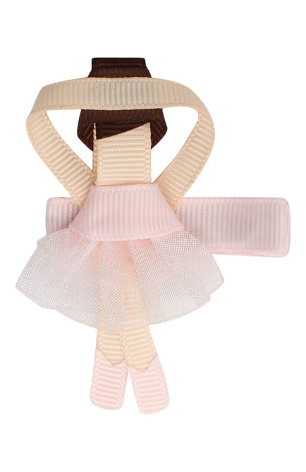 Детская комплект заколок балерина и снежинка MILLEDEUX светло-розового цвета, арт. A70 | Фото 2