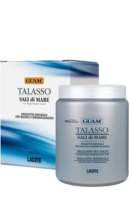 Соль для ванны talasso (1000g) GUAM бесцветного цвета, арт. 8025021130101 | Фото 1 (Статус проверки: Проверена категория; Тип продукта: Соли; Назначение: Для тела)