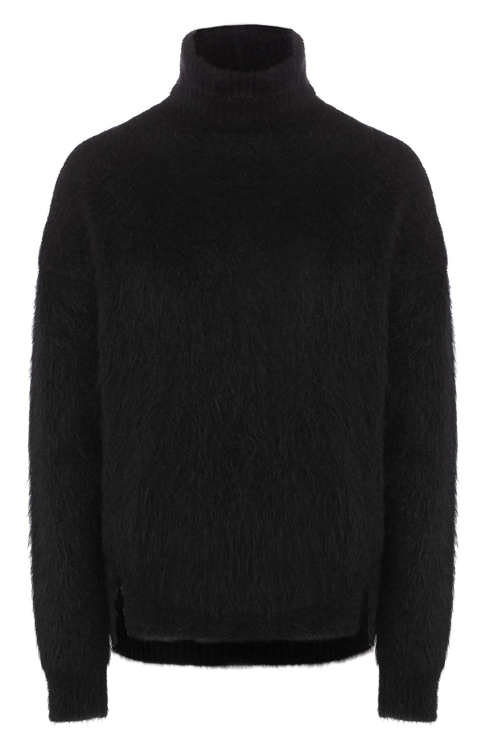Женский свитер GIORGIO ARMANI черного цвета, арт. 6GAM14/AM37Z | Фото 1 (Женское Кросс-КТ: Свитер-одежда; Материал внешний: Шерсть; Рукава: Длинные; Длина (для топов): Стандартные; Материал сплава: Проставлено; Драгоценные камни: Проставлено; Стили: Минимализм, Кэжуэл; Статус проверки: Проверена категория)
