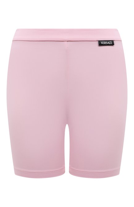Женские шорты VERSACE светло-розового цвета по цене 23100 руб., арт. A88980/A101049 | Фото 1