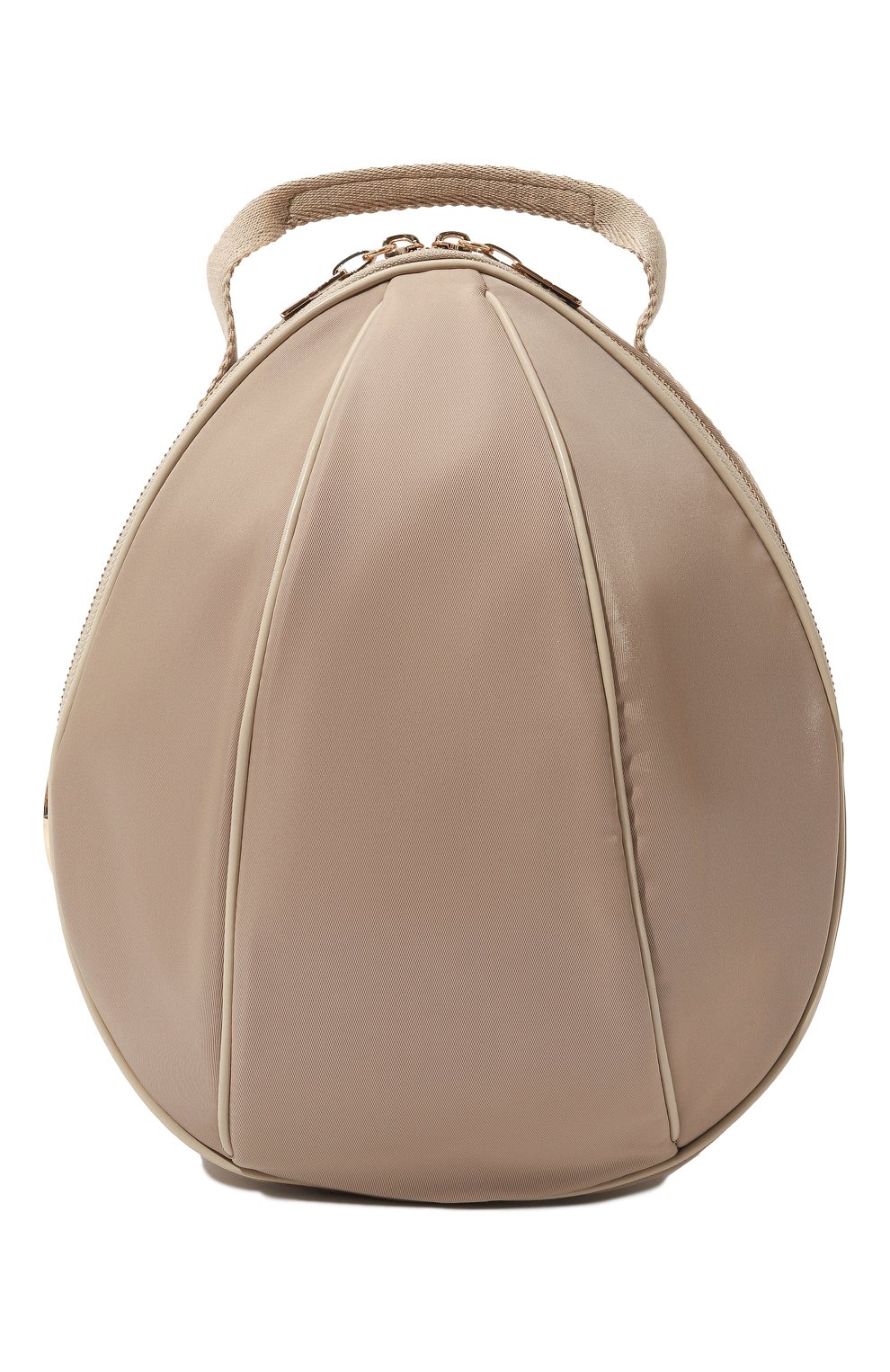 Женский рюкзак 011 BORBONESE бежевого цвета, арт. 924287 | Фото 1 (Материал: Текстиль; Стили: Кэжуэл)