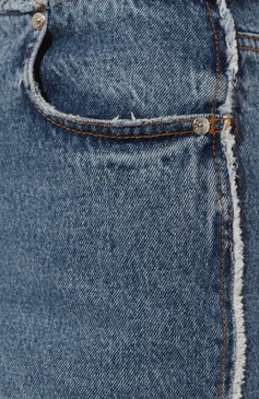 Женские джинсы MSGM голубого цвета, арт. 3441MDP42L 237295 | Фото 5 (Силуэт Ж (брюки и джинсы): Широкие; Длина (брюки, джинсы): Стандартные; Материал сплава: Проставлено; Материал внешний: Хлопок; Драгоценные камни: Проставлено)