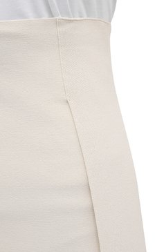 Женская юбка из вискозы JIL SANDER светло-бежевого цвета, арт. JSWS754316-WSY39148 | Фото 5 (Региональные ограничения белый список (Axapta Mercury): RU; Женское Кросс-КТ: Юбка-одежда; Длина Ж (юбки, платья, шорты): Миди; Материал внешний: Вискоза; Стили: Кэжуэл)