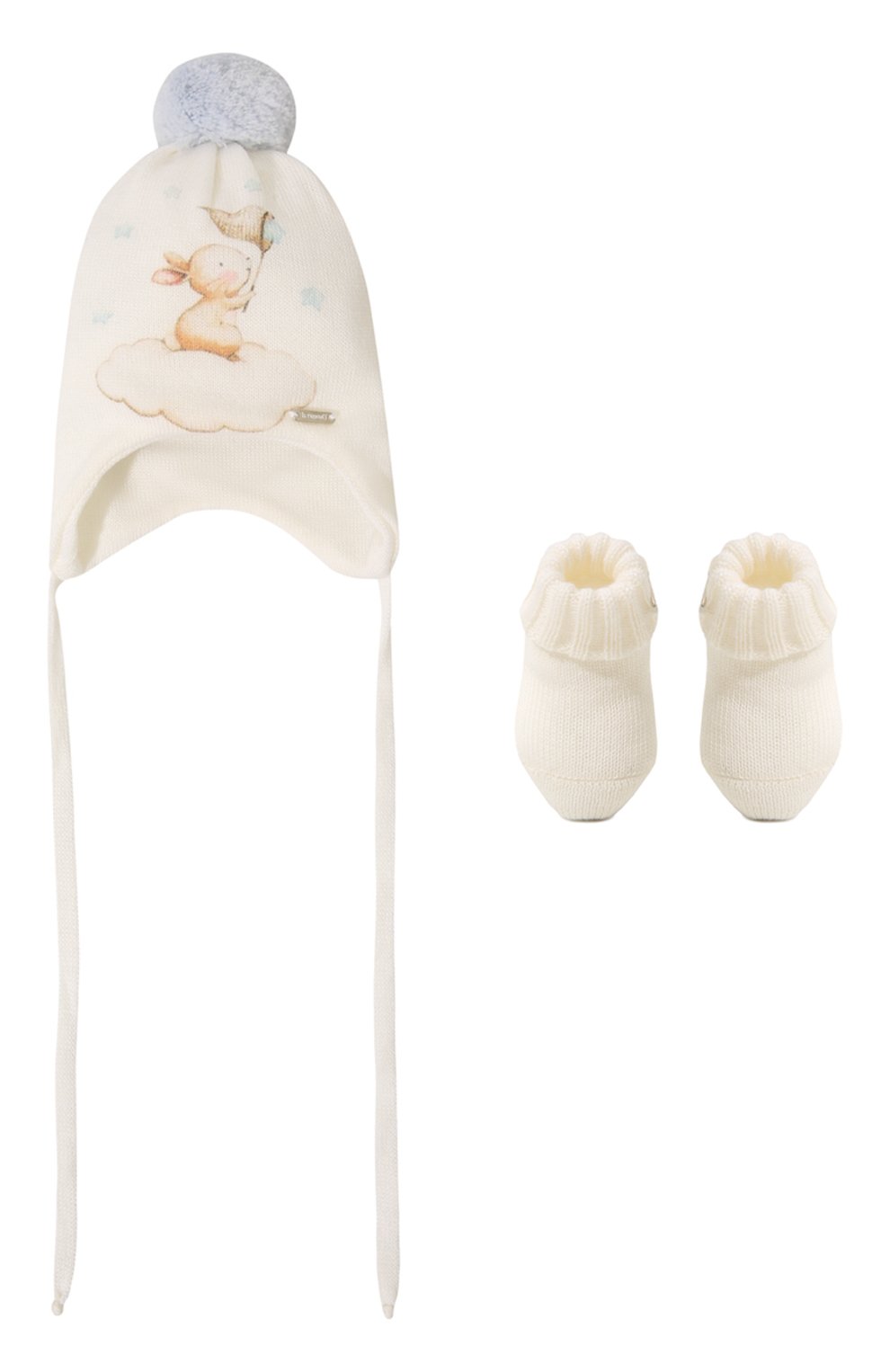 Комплект для новорожденного из шапки и пинеток Il Trenino 22 6476/VA
