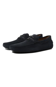 Мужские замшевые мокасины TOD’S темно-синего цвета, арт. XXM0GW0CT50RE0 | Фото 1 (Материал внутренний: Натуральная кожа; Материал внешний: Замша; Стили: Кэжуэл; Длина стельки: 29, 25,7, 26,1, 26,5, 26,9, 27,4, 27,8, 28,2, 28,6, 29,4, 29,8, 30,3, 30,7, 24,8, 25,2)