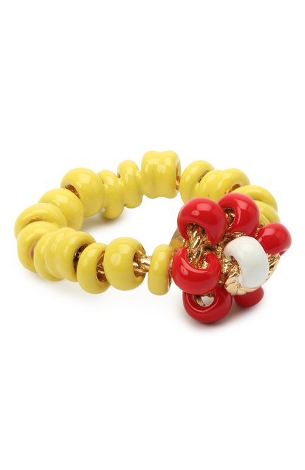 Женское кольцо BOTTEGA VENETA желтого цвета по цене 83900 руб., арт. 649317/VAHU4 | Фото 1