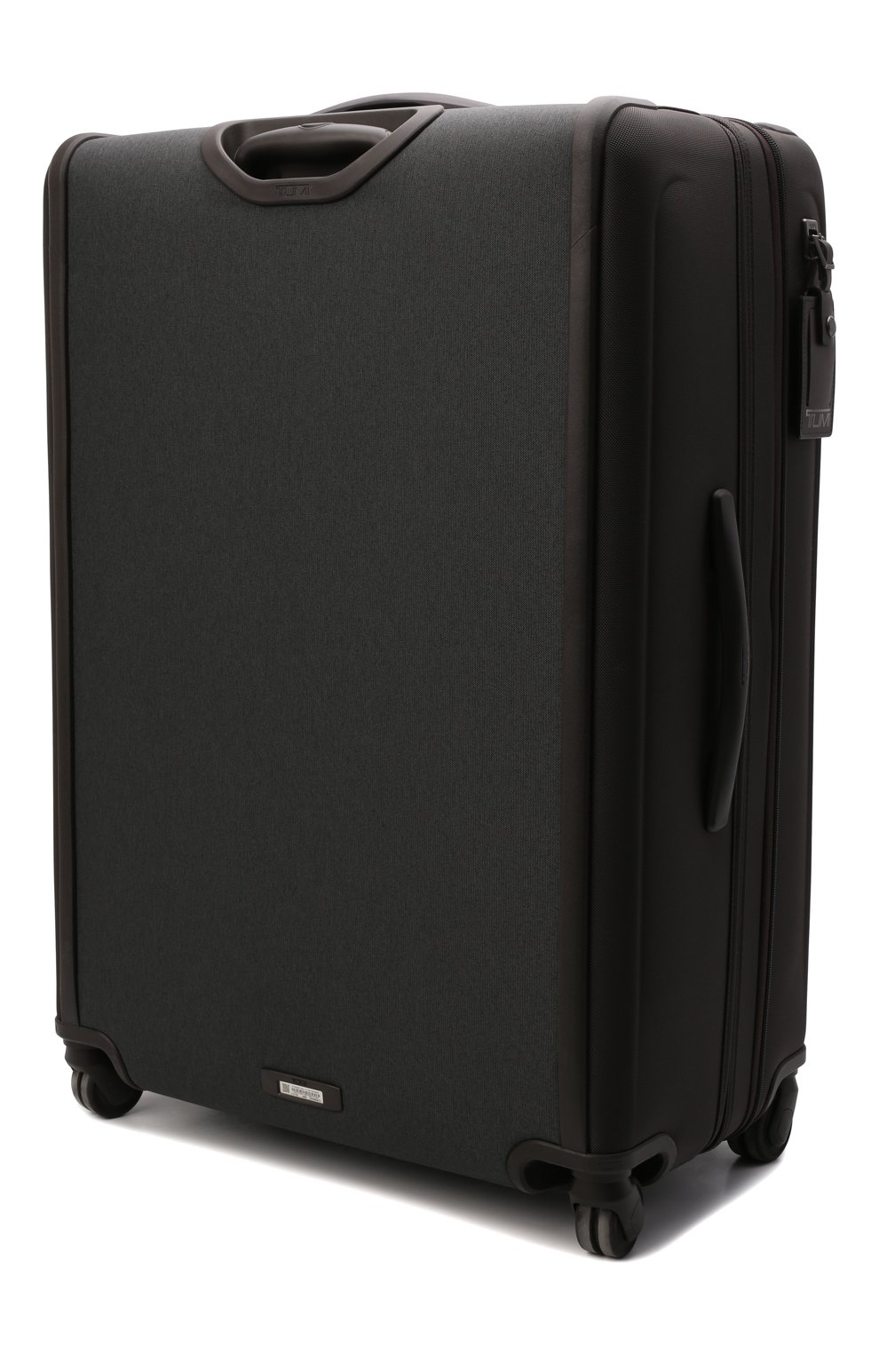 Женский дорожный чемодан alpha 3 TUMI т�емно-серого цвета, арт. 02203069AT3 | Фото 2 (Материал: Текстиль; Размер: large; Ограничения доставки: oversized)