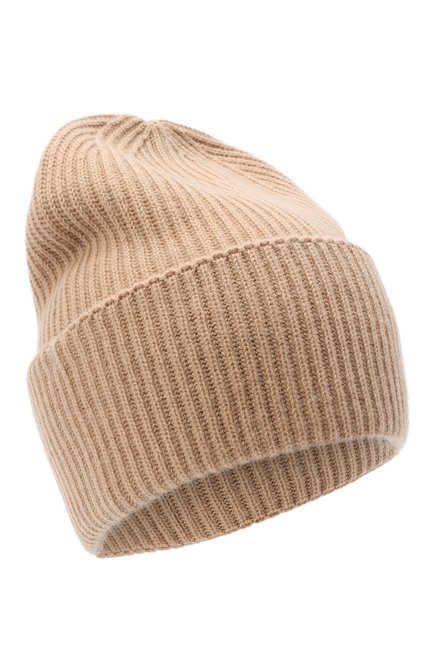 Женская кашемировая шапка FTC коричневого цвета, арт. 800-0950 | Фото 1 (Материал: Кашемир, Шерсть, Текстиль; Региональные ограничения белый список (Axapta Mercury): RU)