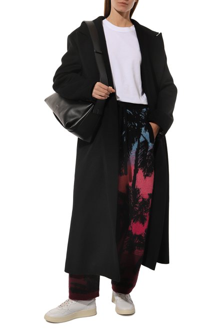 Женские брюки из кашемира и шелка LANEUS разноцветного цвета, арт. PND506 | Фото 2 (Длина (брюки, джинсы): Стандартные; Материал внешний: Кашемир, Шерсть; Драгоценные камни: Проставлено; Материал сплава: Проставлено)