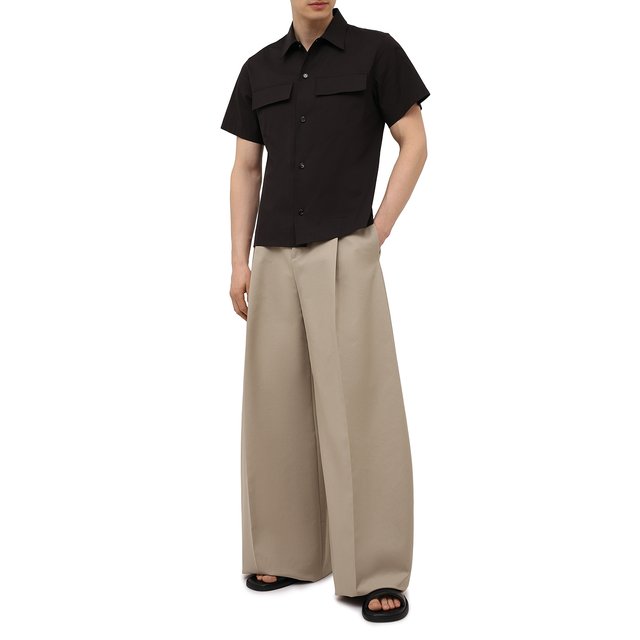 фото Хлопковые брюки bottega veneta