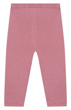 Детские кашемировые брюки LES LUTINS розового цвета, арт. 20E001/LEGGING | Фото 2 (Материал внешний: Шерсть, Кашемир; Кросс-КТ НВ: Брюки)