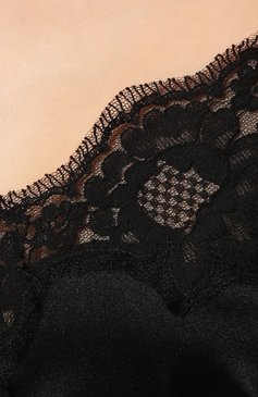 Женская топ из смеси шелка и хлопка DOLCE & GABBANA черного цвета, арт. 07A00T/FUAD8 | Фото 5 (Материал внешний: Шелк; Женское Кросс-КТ: Топы; Региональные ограничения белый список (Axapta Mercury): RU; Статус проверки: Проверена категория)
