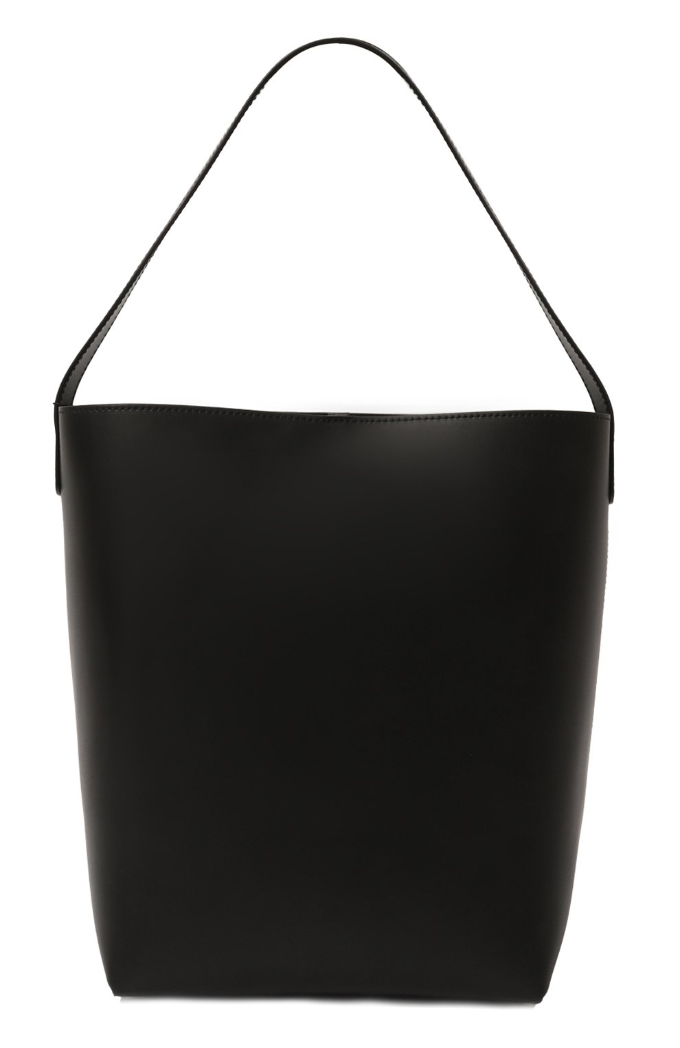 Женский сумка mami FRENZLAUER черного цвета, арт. MAMI/B1 | Фото 6 (Сумки-технические: Сумки-шопперы; Размер: medium; Материал: Натуральная кожа)