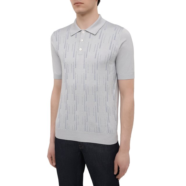 фото Поло из шелка и хлопка zilli