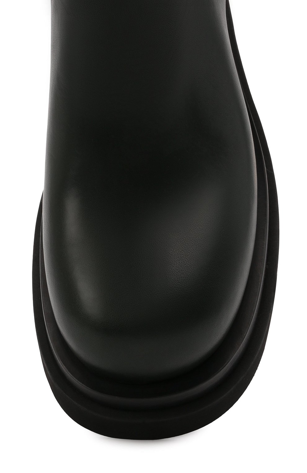 Мужские кожаные челси lug BOTTEGA VENETA хаки цвета, арт. 592081/VIFH0 | Фото 4 (Каблук высота: Высокий; Высота голенища: Высокие; Материал внутренний: Натуральная кожа; Материал утеплителя: Без утеплителя; Подошва: Массивная; Мужское Кросс-КТ: Сапоги-обувь, Челси-обувь)