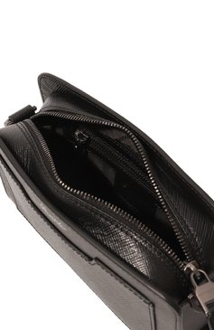 Мужская кожаная сумка PINEIDER FIRENZE 1774 черного цвета, арт. PL08SW19111856 | Фото 5 (Материал: Натуральная кожа; Ремень/цепочка: На ремешке; Размер: small)