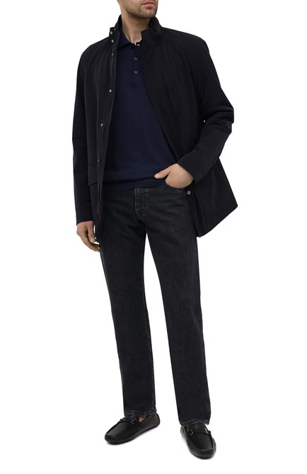 Мужские кожаные мокасины BARRETT черного цвета, арт. ASC-10541.4/CERV0 | Фото 2 (Материал внутренний: Натуральная кожа; Стили: Кэжуэл; Материал внешний: Кожа)
