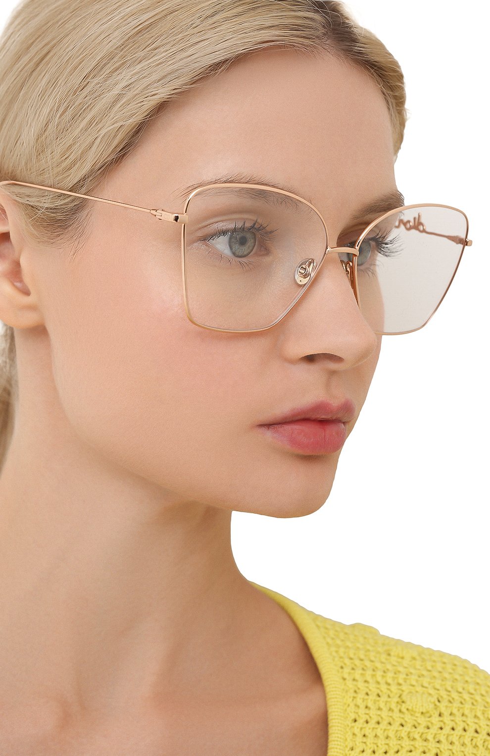 Женские золотые оправа DIOR EYEWEAR купить в интернет-магазине ЦУМ, арт ...
