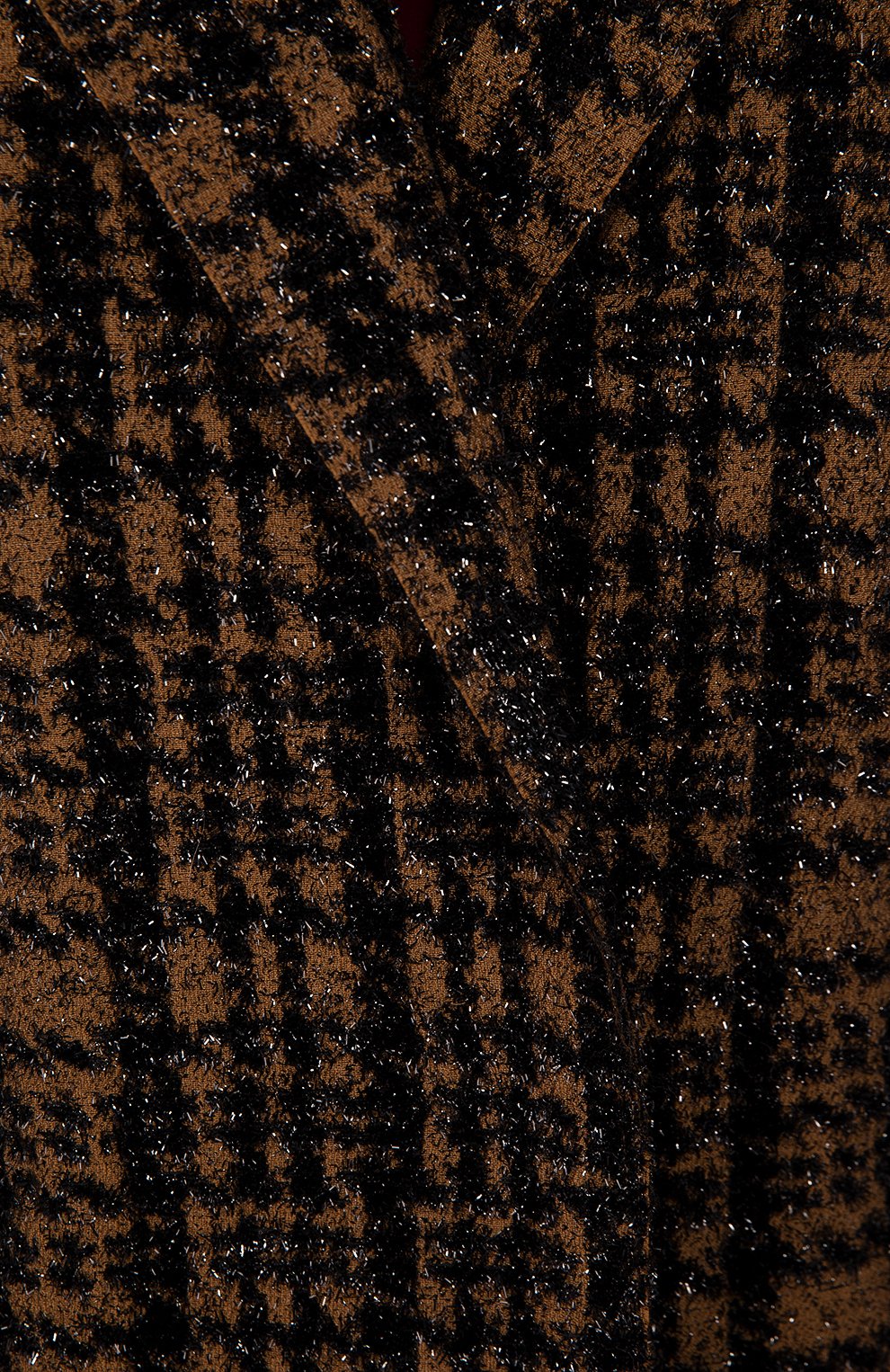 Женское пальто LANVIN коричневого цвета, арт. W010202058P7B | Фото 2 (Материал внешний: Синтетический материал)