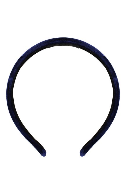 Женский ободок для волос ALEXANDRE DE PARIS синего цвета, арт. THB-17404-10 M | Фото 1 (Статус проверки: Проверена категория; Материал: Текстиль; Региональные ограничения белый список (Axapta Mercury): RU)