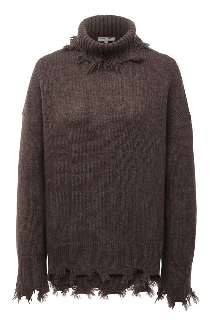 Женский кашемировый свитер ADDICTED коричневого цвета по цене 0 руб., арт. MK890 | Фото 1