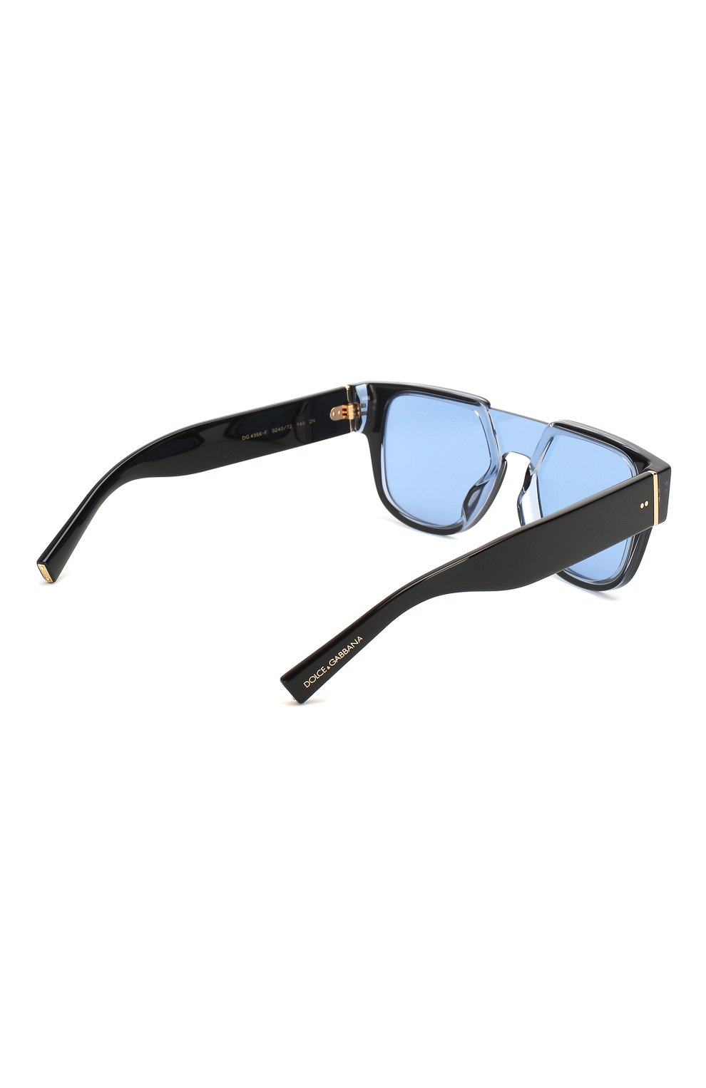 Мужские солнцезащитные очки DOLCE & GABBANA черного цвета, арт. 4356F-324072 | Фото 4 (Кросс-КТ: С/з-мужское; Тип очков: С/з; Статус проверки: Проверена категория; Очки форма: Квадратные; Оптика Гендер: оптика-мужское)