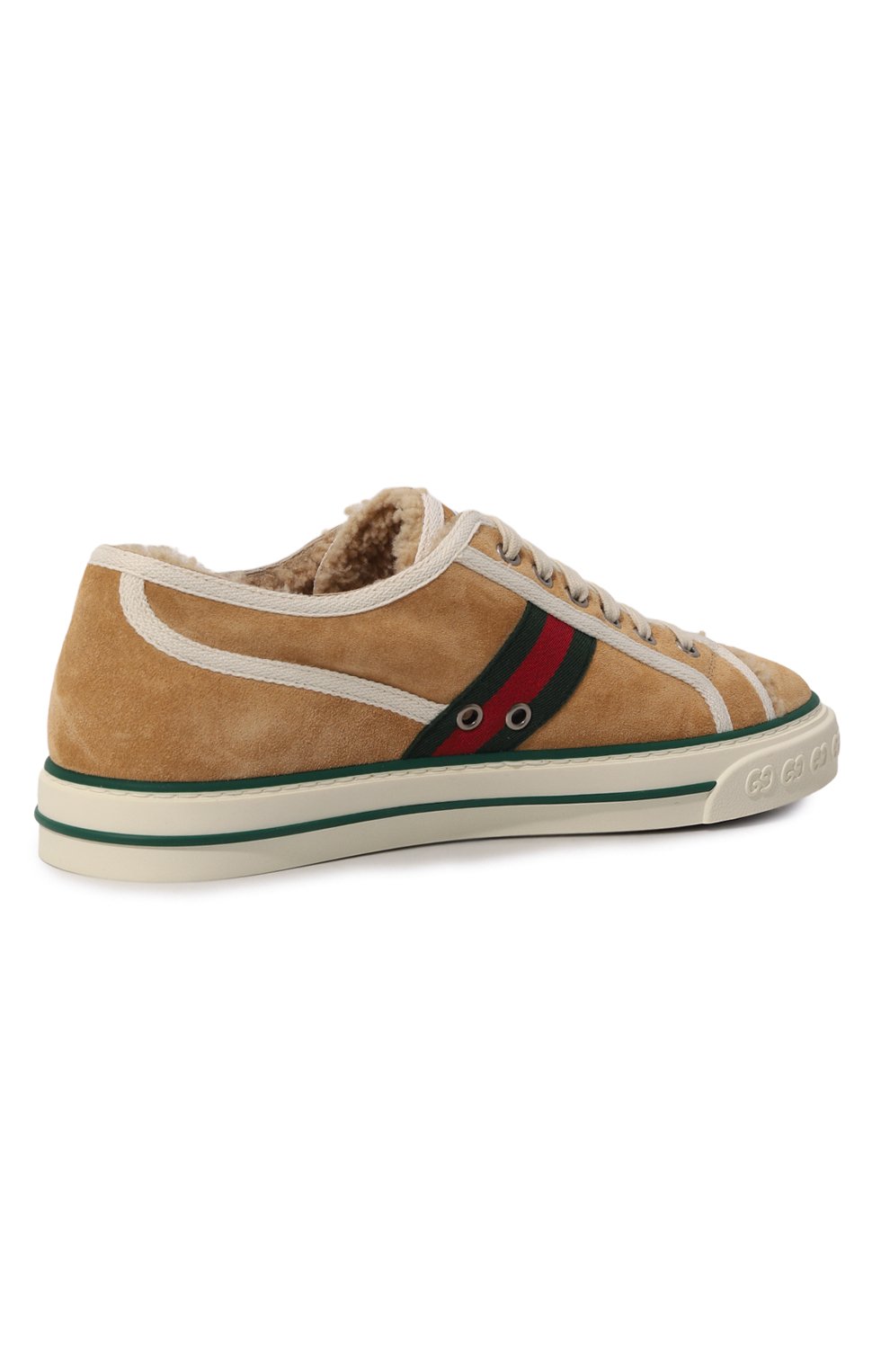 Замшевые кеды Tennis 1977 Gucci 649329 UAE10 Фото 5