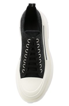 Мужские замшевые ботинки tread slick ALEXANDER MCQUEEN черного цвета, арт. 627225/WHW57 | Фото 5 (Мужское Кросс-КТ: Ботинки-обувь; Материал внутренний: Натуральная кожа; Материал утеплителя: Без утеплителя; Подошва: Массивная; Материал внешний: Замша; толщина подошвы: 5; ширина носка стельки: 8,5, 9, 9,4, 9,2; Длина стельки: 26,0, 26,6, 27,3, 27,6, 28,0, 28,3, 28,7, 29,0, 29,3)