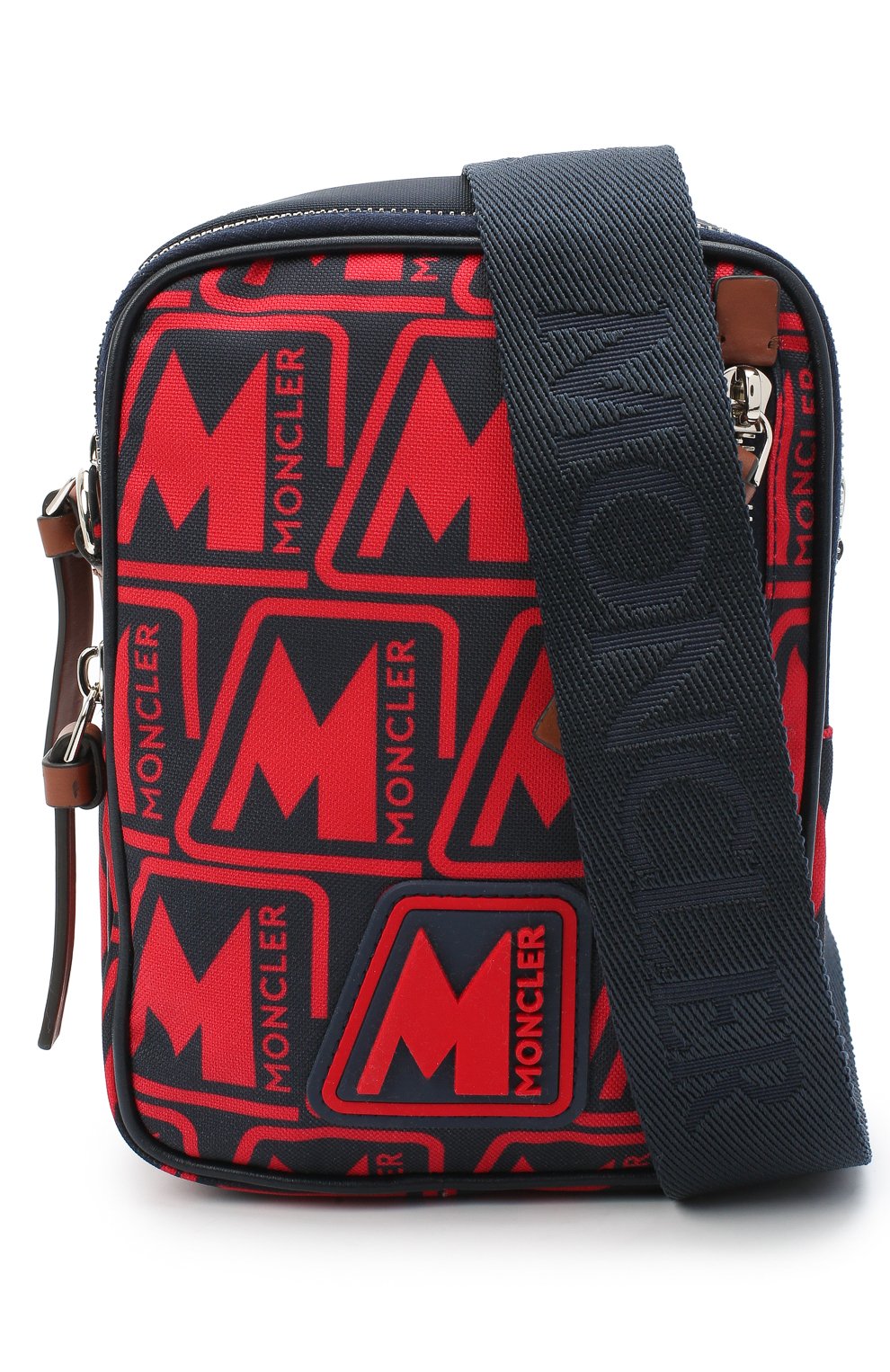Мужская текстильная сумка detour MONCLER красного цвета, арт. F2-09A-5L700-00-02SL2 | Фото 5 (Размер: mini; Ремень/цепочка: На ремешке; Материал: Текстиль)
