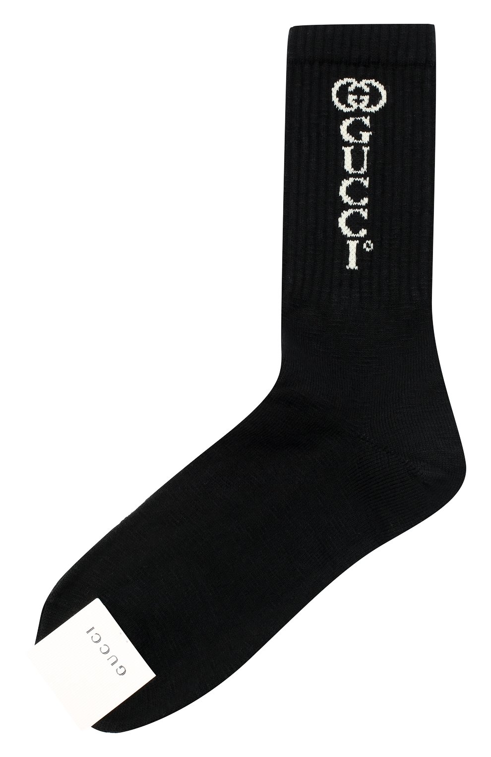 Мужские хлопковые носки GUCCI черного цвета, арт. 626289/4G157 | Фото 1 (Кросс-КТ: бельё; Региональные ограничения белый список (Axapta Mercury): RU; Материал внешний: Хлопок)
