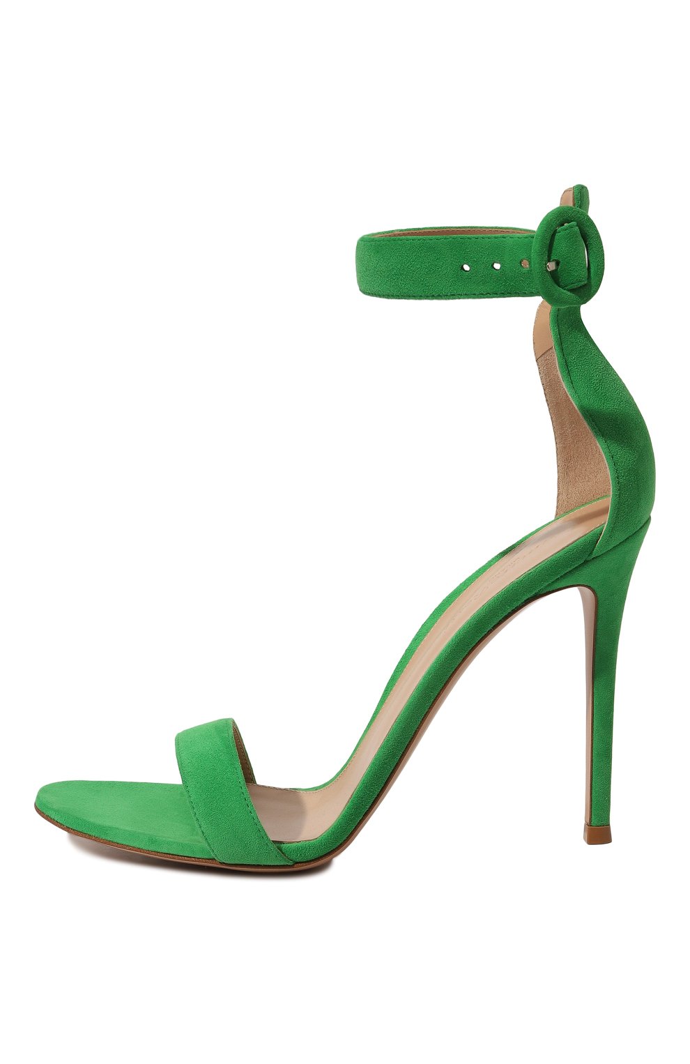 Замшевые босоножки Portofino Gianvito Rossi  G61096.15RIC.CAMGREE Фото 4