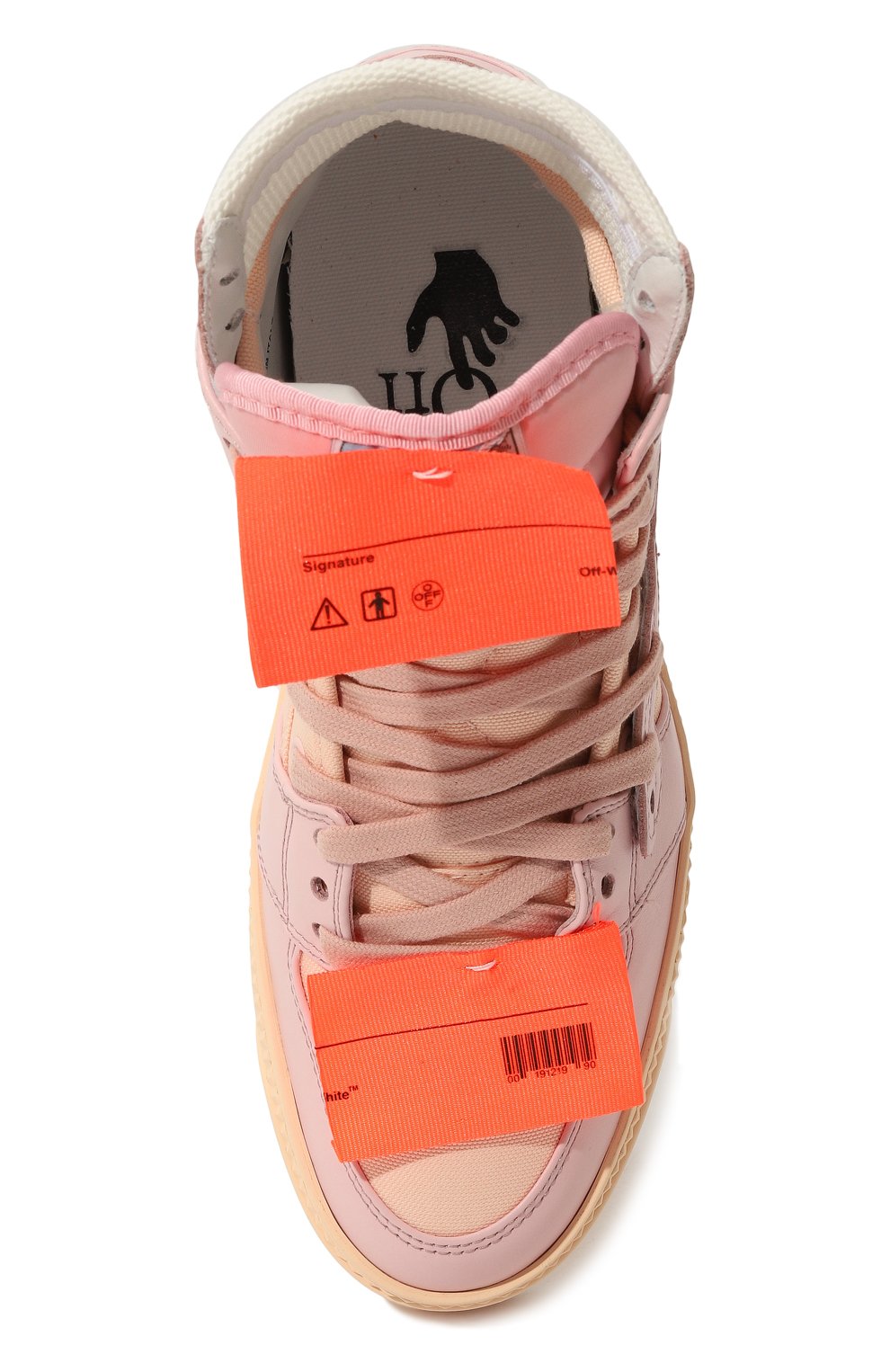 Комбинированные кеды Off-Court 3.0 Off-White  OWIA112C99LEA0023030 Фото 6