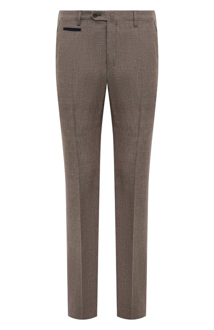 Мужские брюки из шерсти и льна CORNELIANI светло-коричневого цвета по цене 64500 руб., арт. 934B05-9318263 | Фото 1