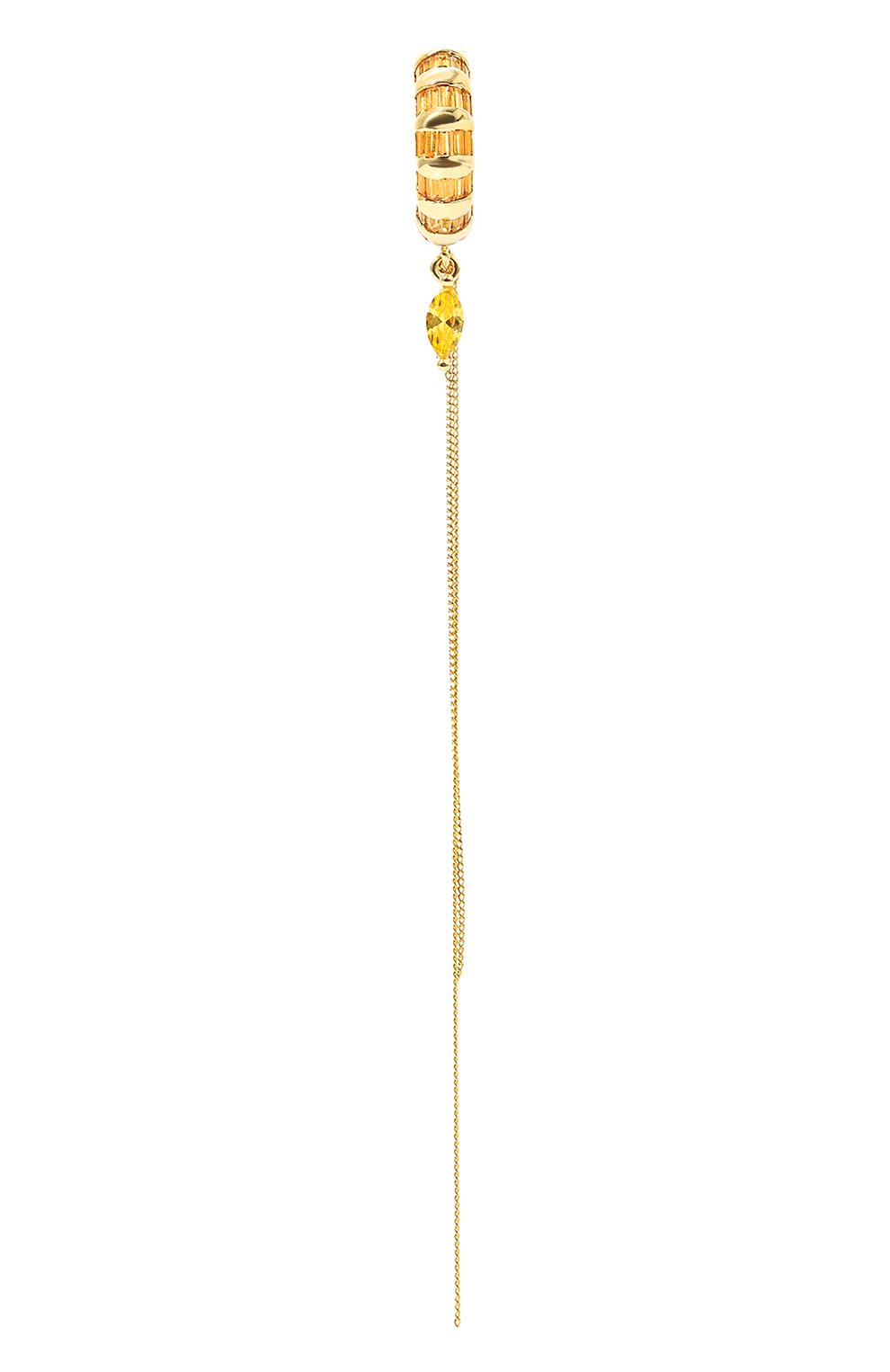 Женская кафф crush CAVIAR JEWELLERY золотого цвета, арт. CR003Y | Фото 1 (Региональные ограничения белый список (Axapta Mercury): Не проставлено; Нос: Не проставлено; Материал: Металл)
