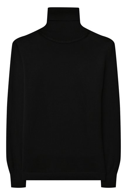 Детская шерстяная водолазка BALMAIN черного цвета, арт. 6P9570 | Фото 1 (Рукава: Длинные; Материал внешний: Шерсть; Кросс-КТ: водолазка; Ростовка одежда: 10 - 11 лет | 140 - 146см, 12 лет | 152 см, 13 - 15 лет | 158 см, 16 лет | 164 см, 8 лет | 128 см)