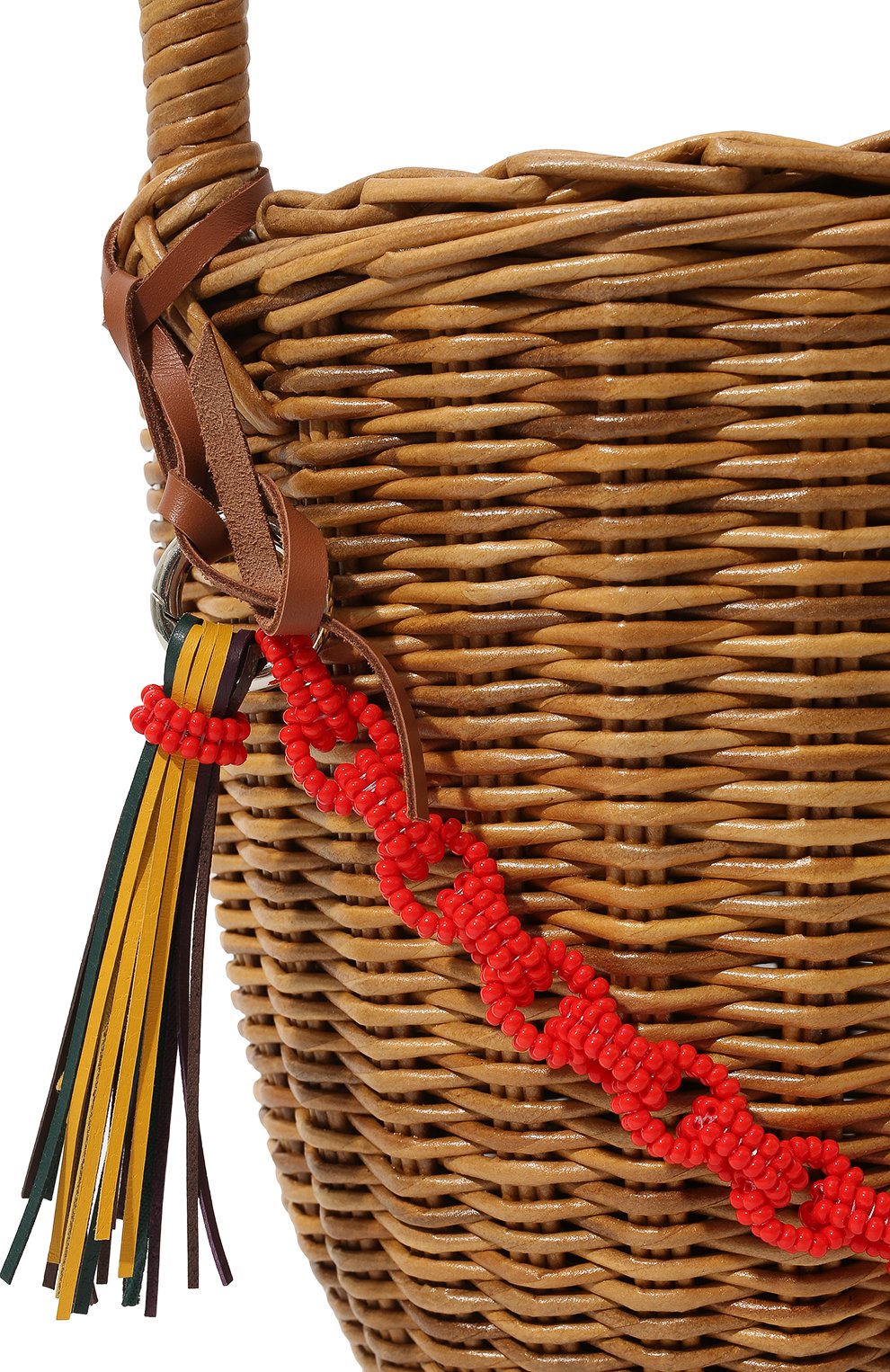 Женская сумка ninette hiaynderfyt x vestiaire HIAYNDERFYT бежевого цвета, арт. 1-6BSKTbg | Фото 3 (Сумки-технические: Сумки top-handle; Материал: Растительное волокно; Размер: small)