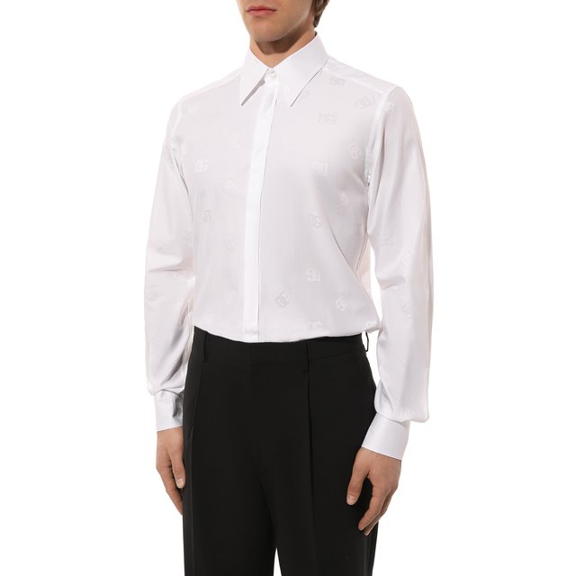 фото Хлопковая рубашка dolce & gabbana