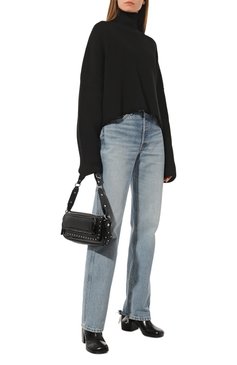 Женская сумка maddy BY FAR черного цвета, арт. 23CRMDDSBLPMED | Фото 7 (Сумки-технические: Сумки top-handle; Размер: medium; Материал: Натуральная кожа)
