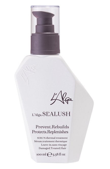 Термозащитная восстанавливающая сыворотка для волос sealush (100ml) L’ALGA бесцветного цвета, арт. 5060558800106 | Фото 1 (Тип продукта: Сыворотки; Обьем косметики: 100ml)