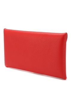 Женские бумажник и футляр для кредитных карт COCCINELLE красного цвета, арт. E5 FV1 19 C7 07 | Фото 2 (Материал: Натуральная кожа)