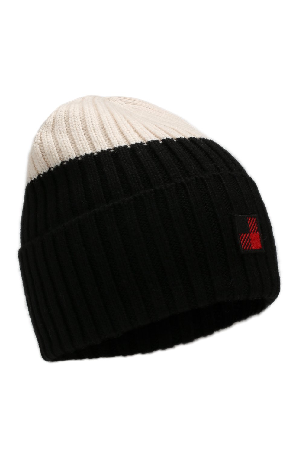 Женская шерстяная шапка WOOLRICH черно-белого цвета, арт. WWACC1459/UF0096 | Фото 1 (Материал: Текстиль, Шерсть; Статус проверки: Проверена категория)