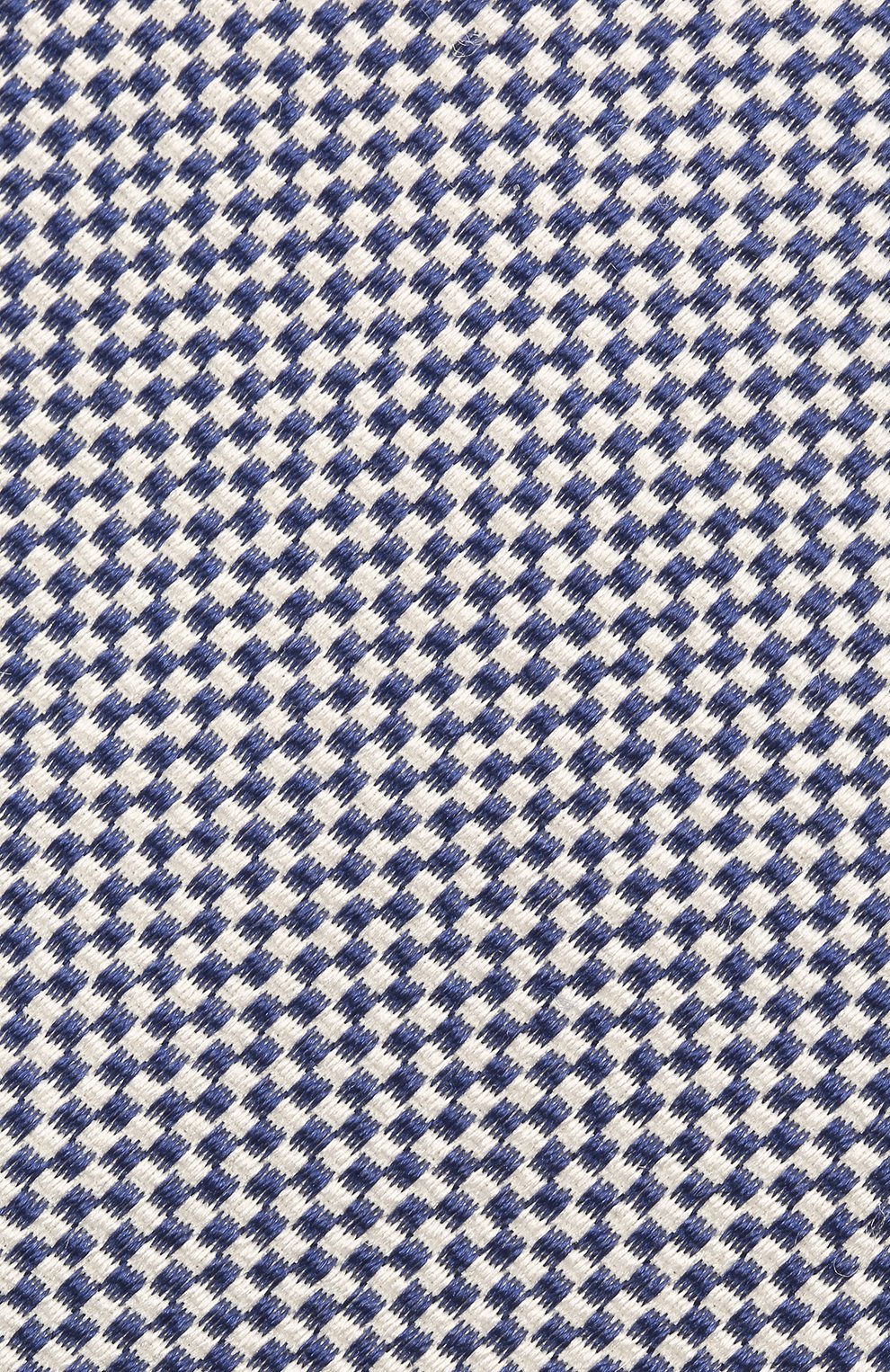 Мужской галстук из шелка и хлопка VAN LAACK темно-синего цвета, арт. LER0Y/K04158 | Фото 3 (Принт: С принтом; Материал: Текстиль, Шелк, Хлопок)