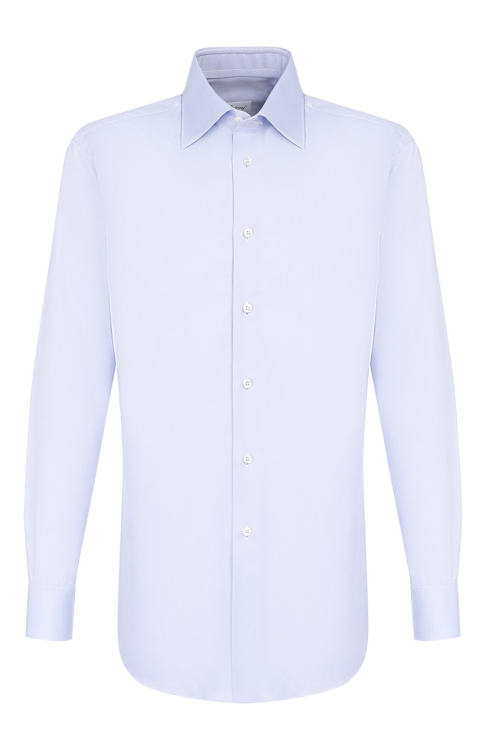Рубашки Brioni, Хлопковая сорочка с воротником кент Brioni, Италия, Голубой, Хлопок: 100%;, 4039013  - купить