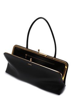 Женская сумка goji JIL SANDER черного цвета, арт. JSWT852369-WTB00111N | Фото 5 (Сумки-технические: Сумки top-handle; Материал: Натуральная кожа; Размер: large)