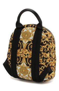Детская  рюкзак с кожаной отделкой VERSACE разноцветного цвета, арт. YBF0065/YS0671 | Фото 2 (Материал: Текстиль; Статус проверки: Проверена категория)